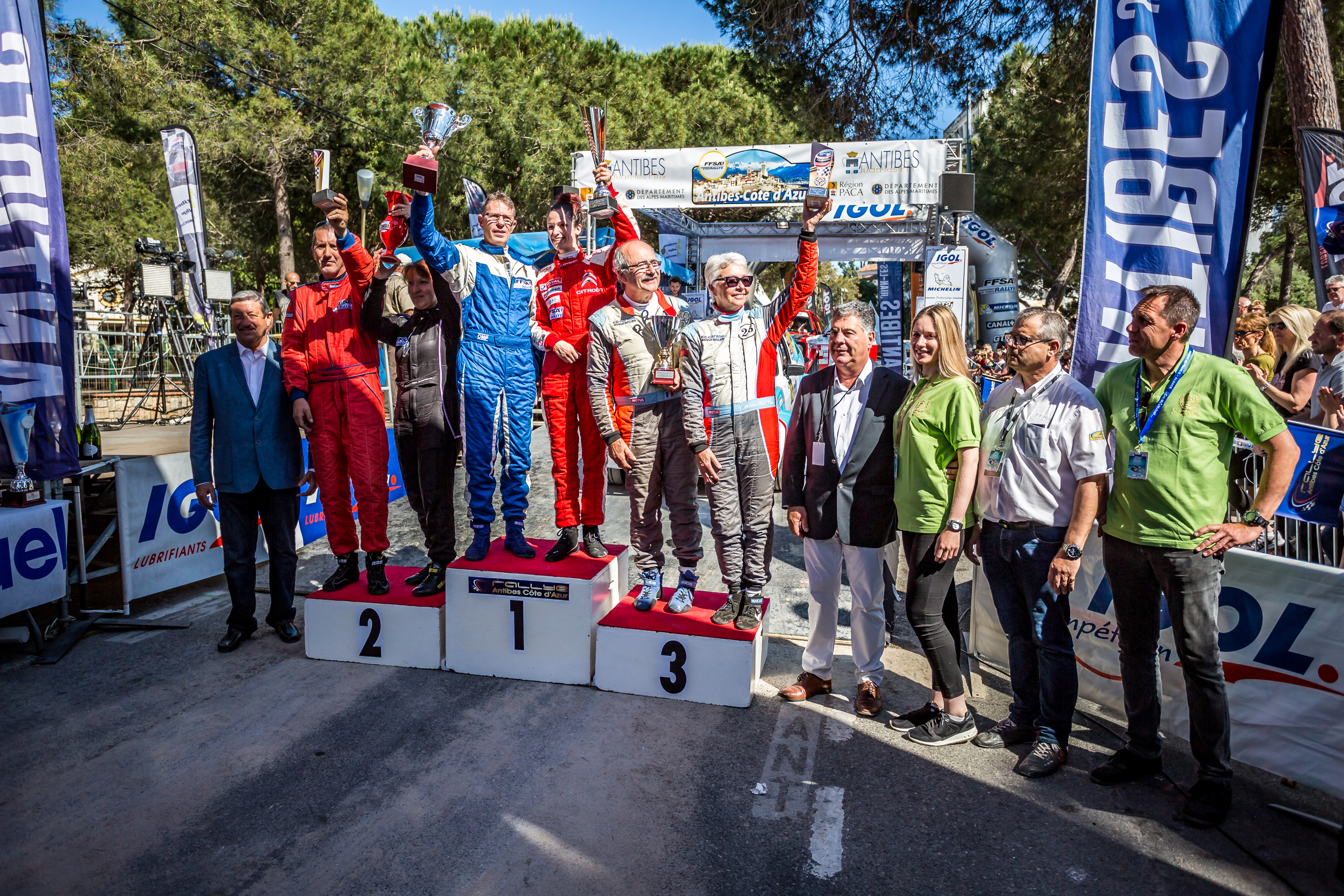 VHC Podium during the 2018 French rally championship, rallye d'Antibes Cote D'Azur from May 18 to 20  at Antibes, France - Photo Thomas Fenetre / DPPI