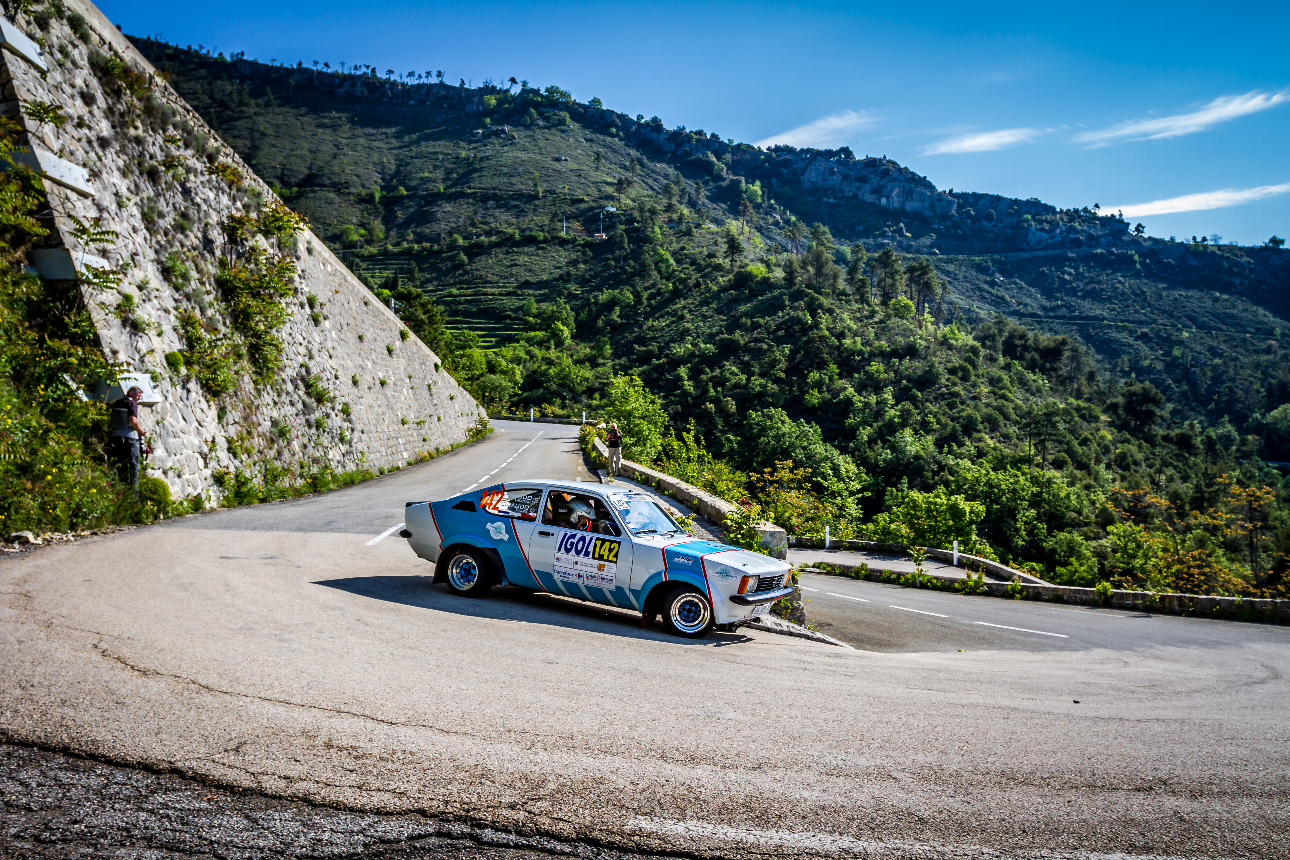 142 historic car during the 2018 French rally championship, rallye d'Antibes Cote D'Azur from May 18 to 20  at Antibes, France - Photo Thomas Fenetre / DPPI