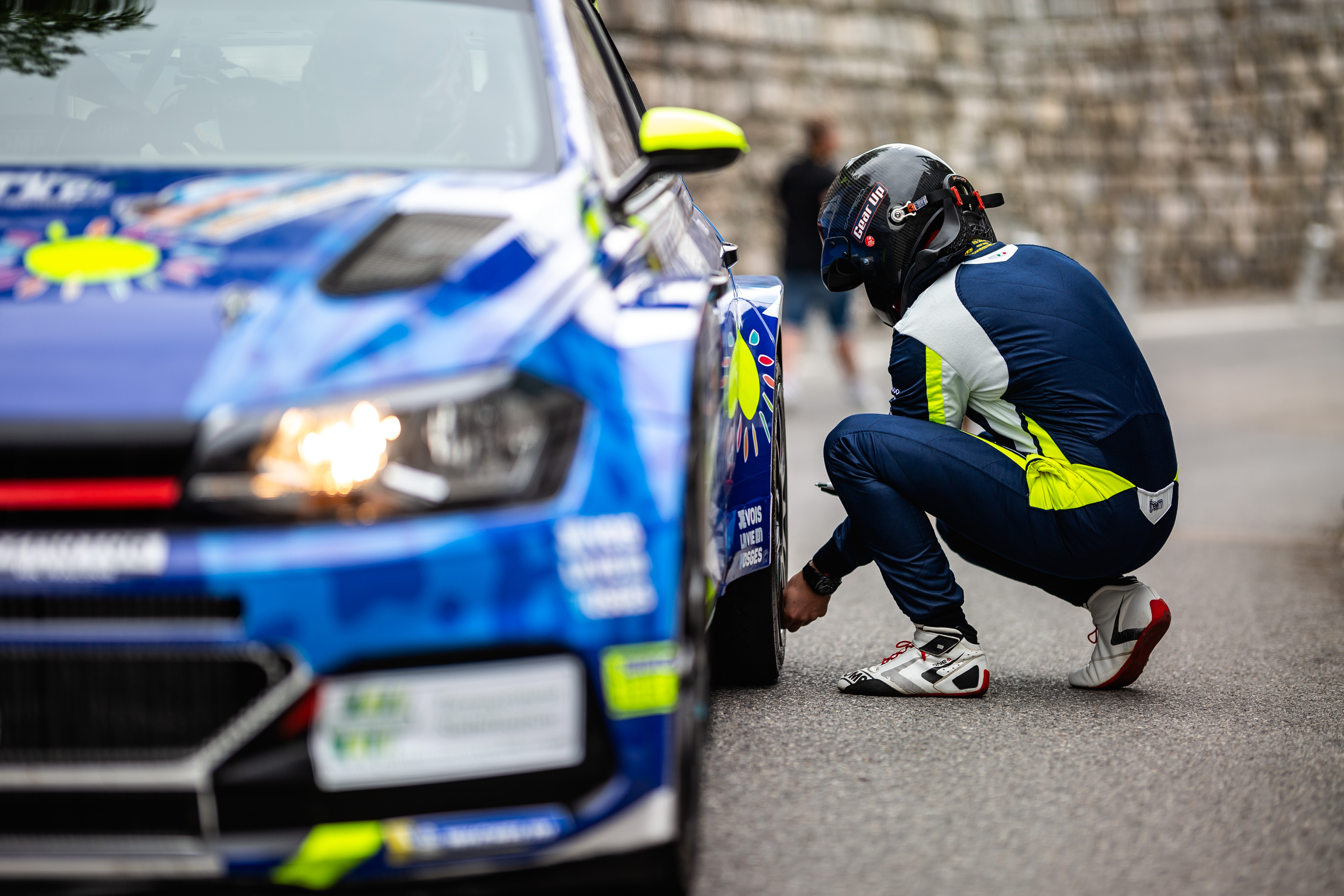 GUIEU Christopher, Volkswagen Polo R5, portrait during the 2019 French rally championship, rallye d'Antibes from May 17 to 19  at Antibes, France - Photo Thomas Fenetre / DPPI