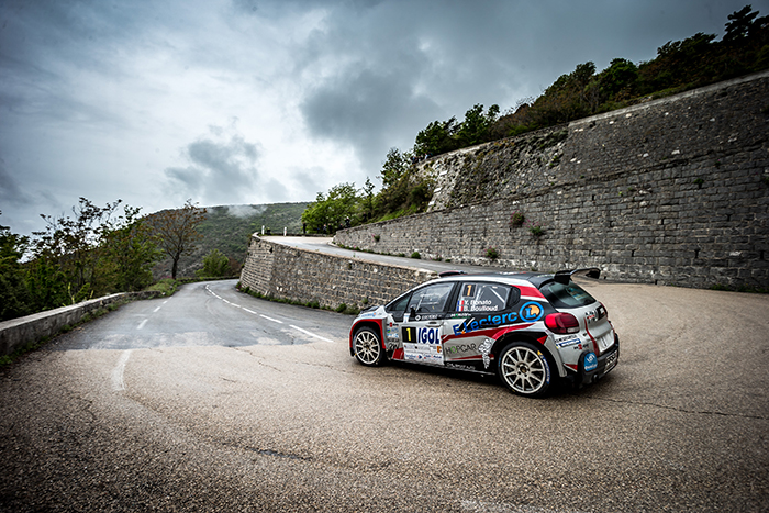 01 BONATO Yoann et BOULLOUD Benjamin, Citroen C3 R5, action during the 2019 French rally championship, rallye d'Antibes from May 17 to 19  at Antibes, France - Photo Thomas Fenetre / DPPI