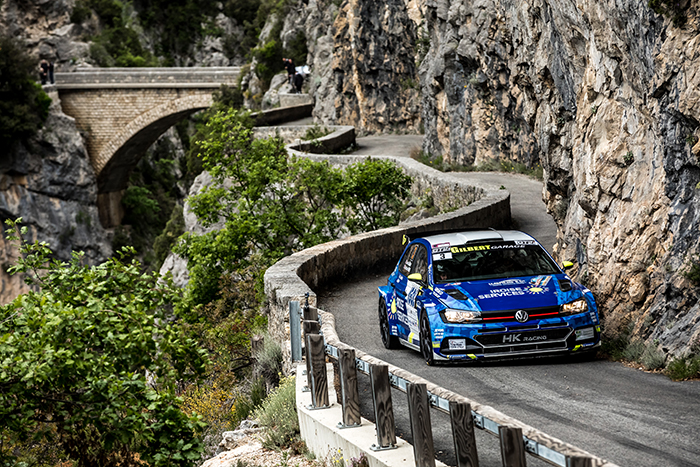 03 GILBERT Quentin et GUIEU Christopher, Volkswagen Polo R5, action during the 2019 French rally championship, rallye d'Antibes from May 17 to 19  at Antibes, France - Photo Thomas Fenetre / DPPI