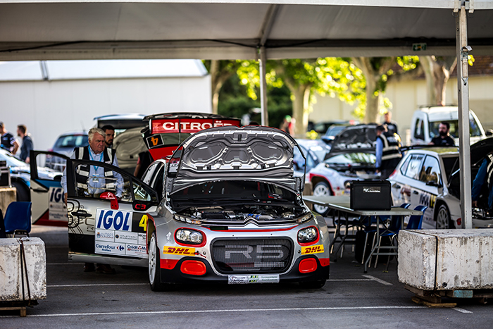 04 ROSSEL Yohanet FULCRAND Benoît, Citroën C3 R5, ambiance during the 2019 French rally championship, rallye d'Antibes from May 17 to 19  at Antibes, France - Photo Thomas Fenetre / DPPI