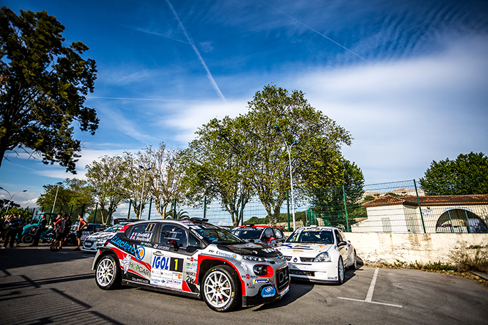 01 BONATO Yoann et BOULLOUD Benjamin, Citroen C3 R5, ambiance during the 2019 French rally championship, rallye d'Antibes from May 17 to 19  at Antibes, France - Photo Thomas Fenetre / DPPI