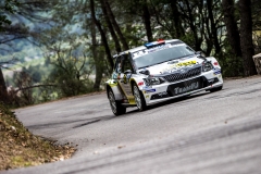 02 CIAMIN Nicolas et ROCHE Yannick, Skoda Fabia R5, action during the 2019 French rally championship, rallye d'Antibes from May 17 to 19  at Antibes, France - Photo Thomas Fenetre / DPPI