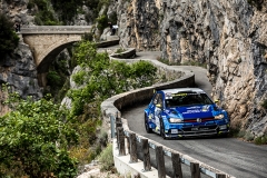 03 GILBERT Quentin et GUIEU Christopher, Volkswagen Polo R5, action during the 2019 French rally championship, rallye d'Antibes from May 17 to 19  at Antibes, France - Photo Thomas Fenetre / DPPI
