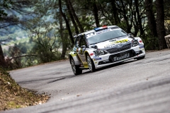 02 CIAMIN Nicolas et ROCHE Yannick, Skoda Fabia R5, action during the 2019 French rally championship, rallye d'Antibes from May 17 to 19  at Antibes, France - Photo Thomas Fenetre / DPPI