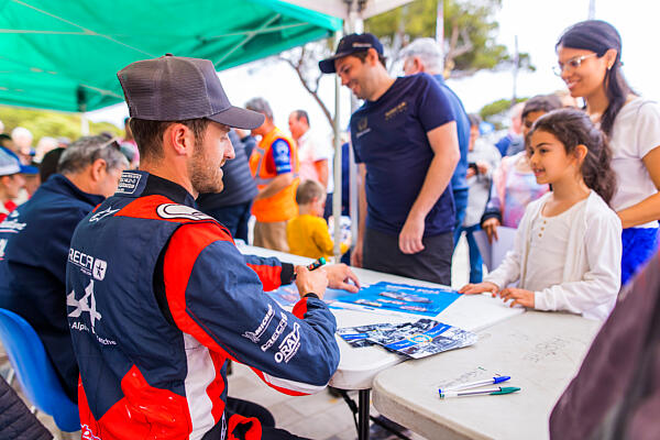 ASTIER Raphael, GIRAUDET Denis, Alpine A110 RGT, portrait during the Rallye Antibes Côte d’Azur 2023, 3rd round of the Championnat de France des Rallyes 2023, from May 19 to 20 in Juan-Les-Pains, France - Photo Bastien Roux / DPPI