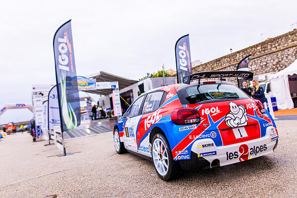 01 BONATO Yoann, BOULLOUD Benjamin, Citroën C3 Rally2, ambiance during the Rallye Antibes Côte d’Azur 2023, 3rd round of the Championnat de France des Rallyes 2023, from May 19 to 20 in Juan-Les-Pains, France - Photo Bastien Roux / DPPI