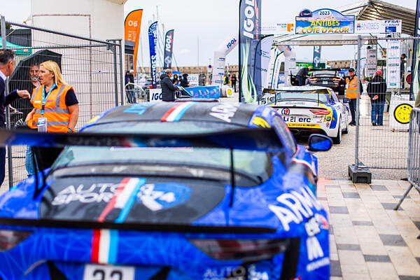 21 ROCHE Pierre, ROCHE Martine, Alpine A110 RGT, ambiance during the Rallye Antibes Côte d’Azur 2023, 3rd round of the Championnat de France des Rallyes 2023, from May 19 to 20 in Juan-Les-Pains, France - Photo Bastien Roux / DPPI