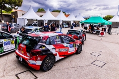 05 CIAMIN Nicolas, ROCHE Yannick, Volkswagen Polo GTI Rally2, ambiance during the Rallye Antibes Côte d’Azur 2023, 3rd round of the Championnat de France des Rallyes 2023, from May 19 to 20 in Juan-Les-Pains, France - Photo Bastien Roux / DPPI